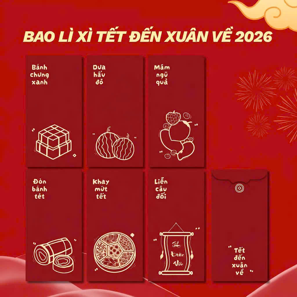 Bao Lixi Tết (khoảng 12c)