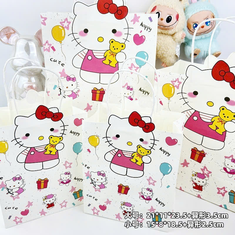Set 10 Túi Giấy Kitty Size 21*11*23.5cm RC3682 - Giao Đủ Mẫu