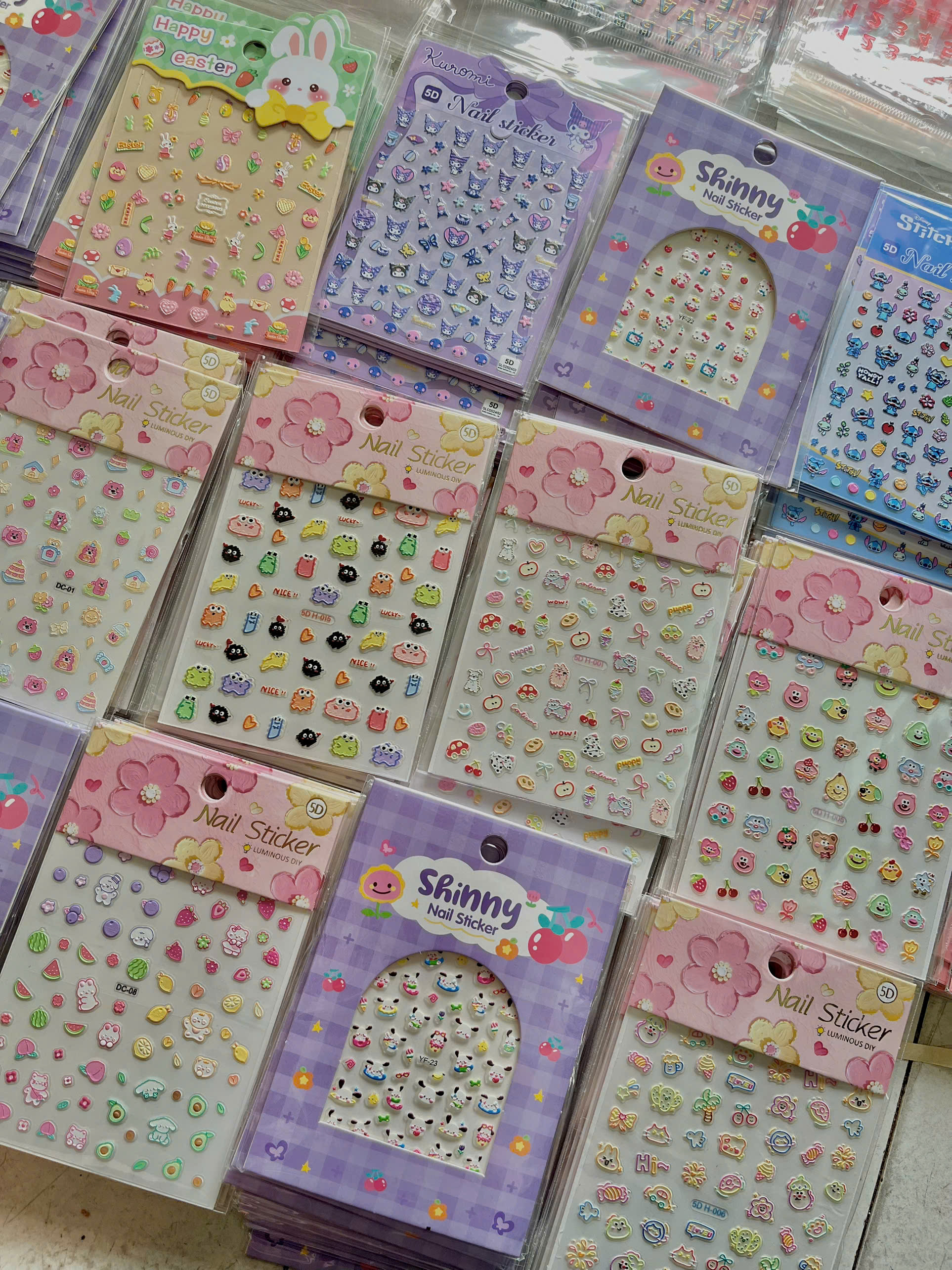 Set 10 Sticker Dán Móng RC2542