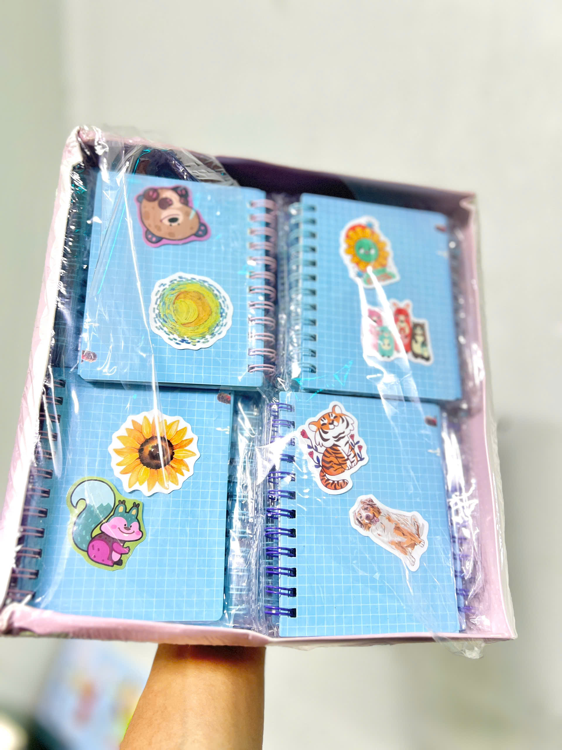 Sổ Lò Xo Xanh Hoạt Hình RC872
