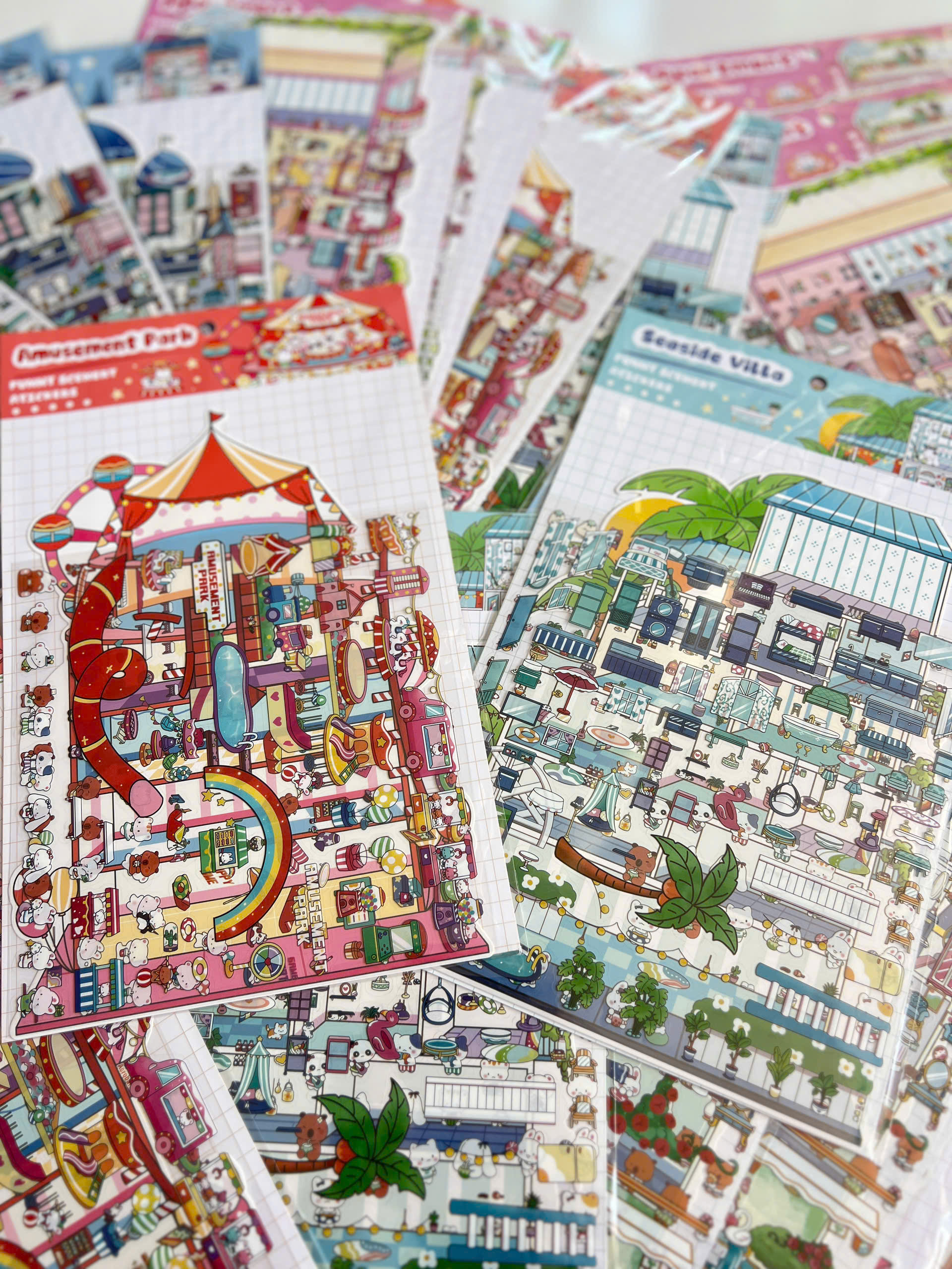 (SET 10 ) Sticker 3D Nhà