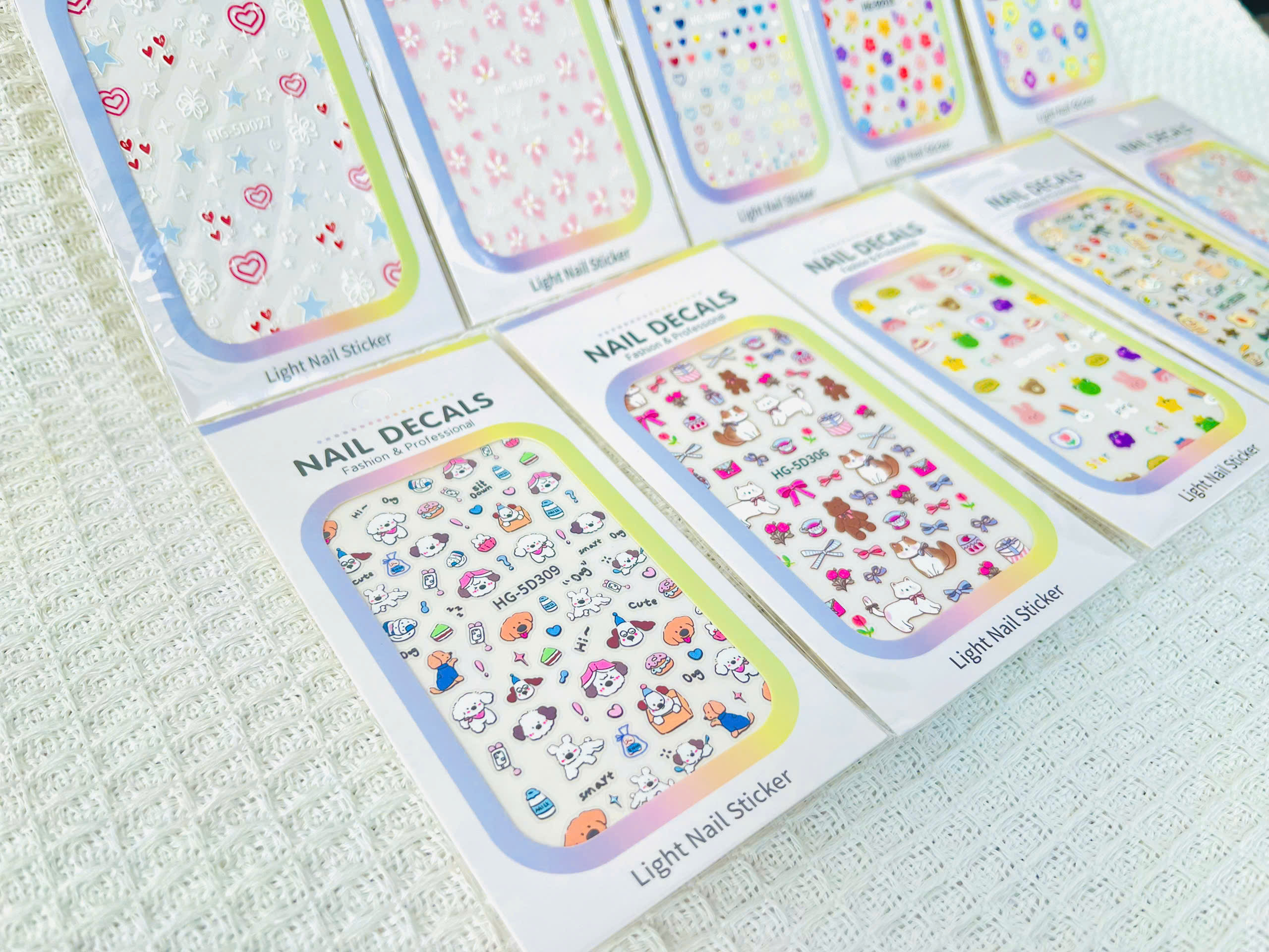 Set 10 Sticker Dán Móng RCSTK11