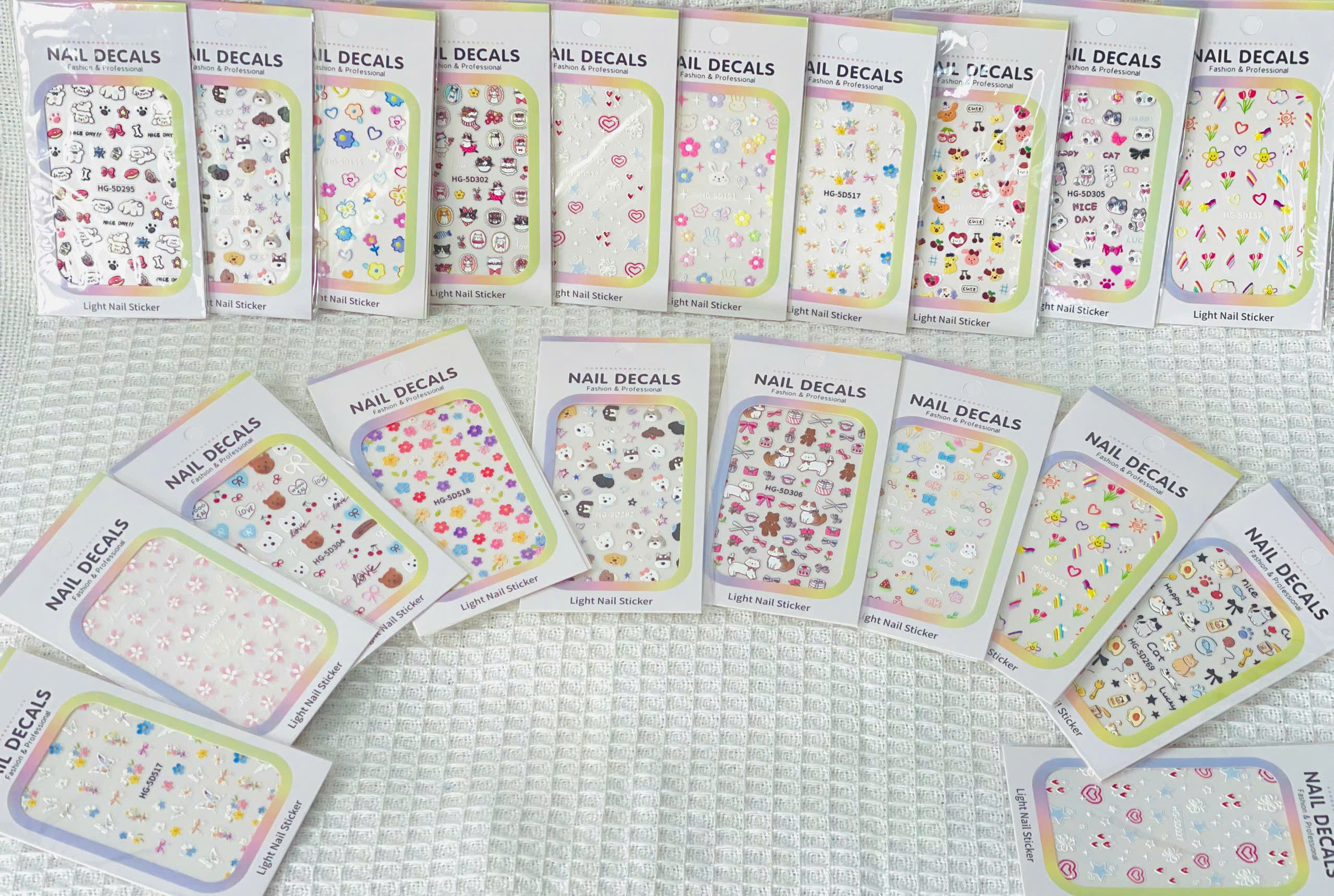 Set 10 Sticker Dán Móng RCSTK11