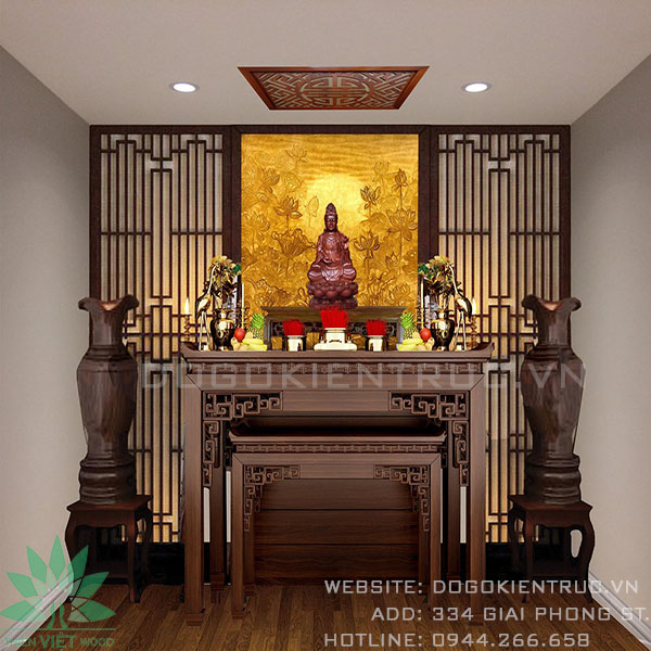Thần tài gõ cửa, may mắn tài lộc quanh năm khi chọn những loại gỗ này làm bàn thờ