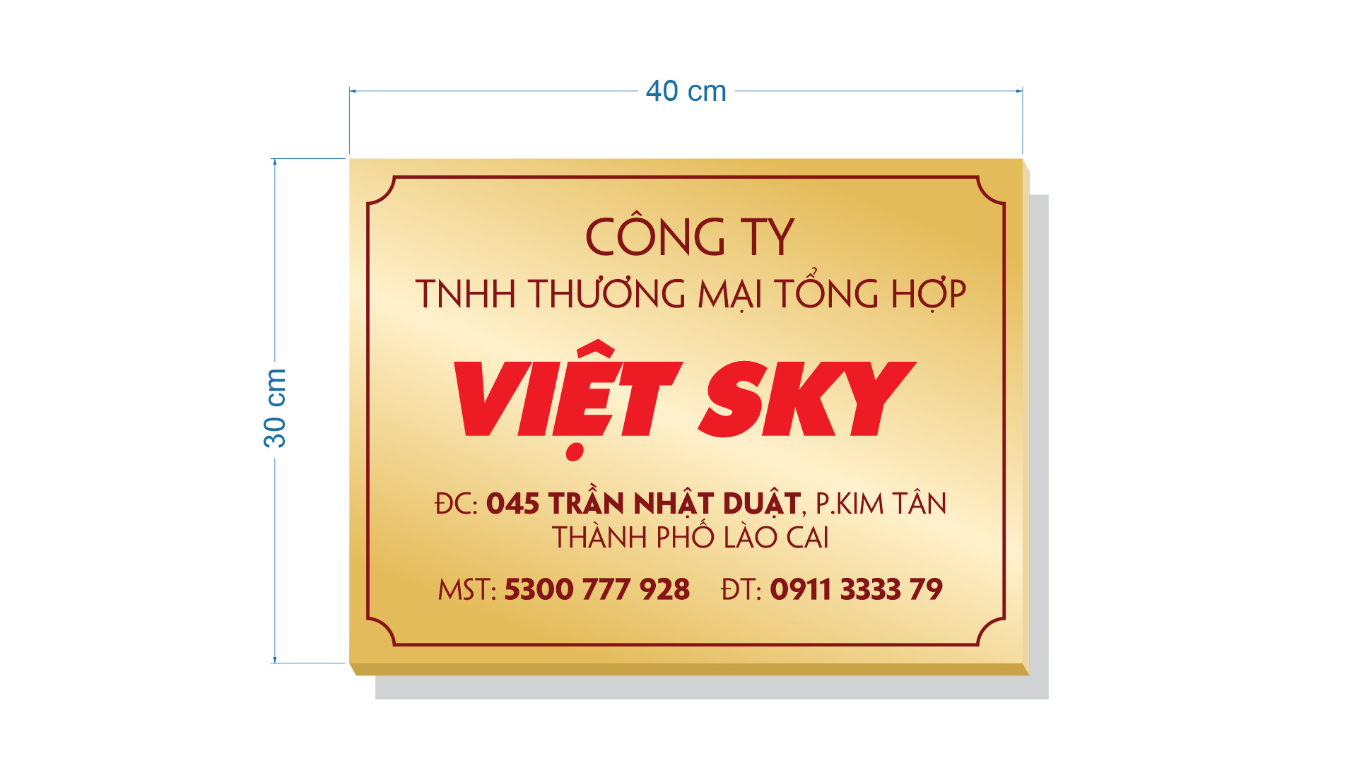 Biển kim loại 5