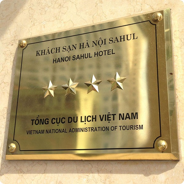 Biển tên doanh nghiệp 17 inox