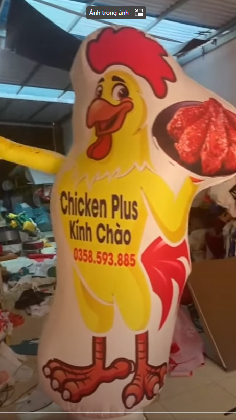 Rối hơi quảng cáo đẹp-RHAD 14