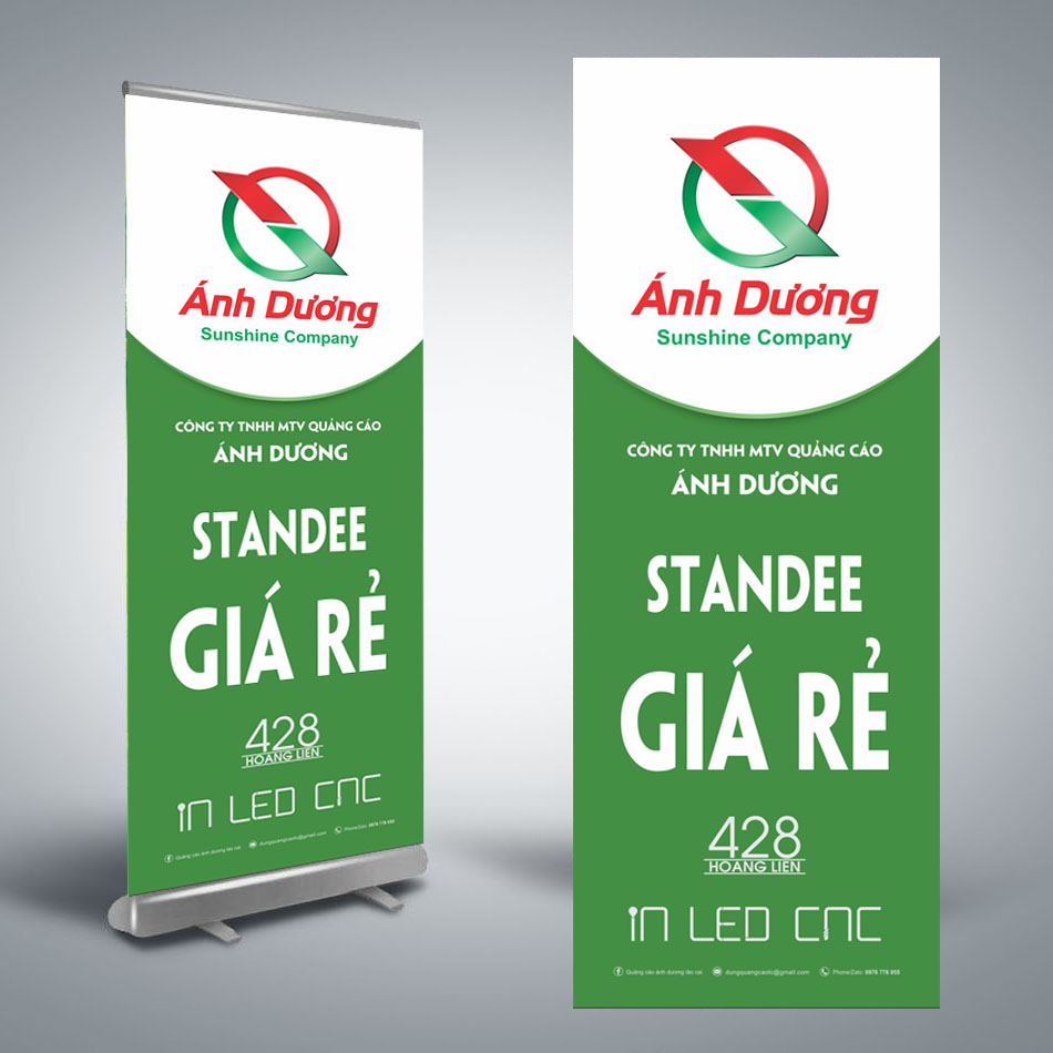 Standee dạng cuộn