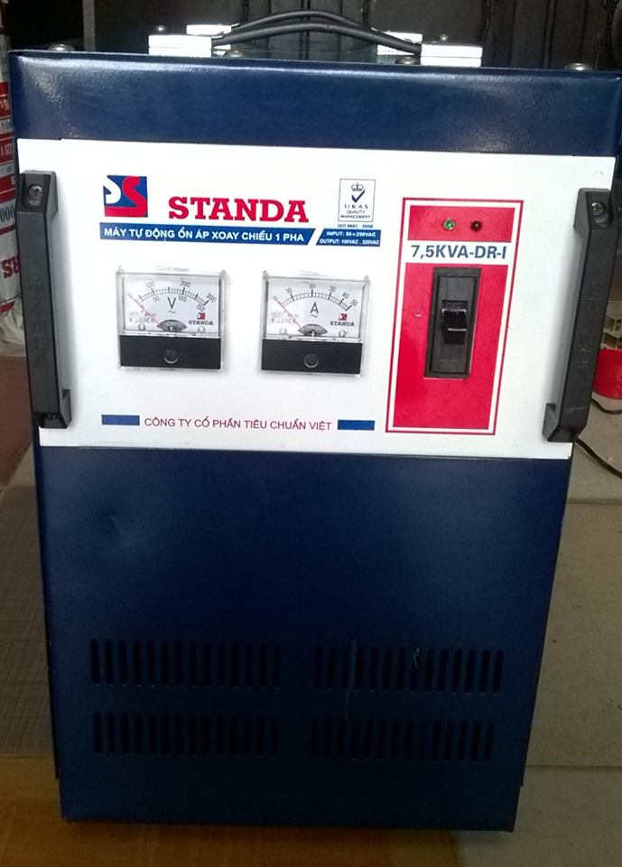 ổn áp standa 7,5KVA cũ