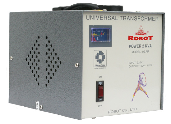 BIẾN ÁP CÁCH LY 2KVA ROBOT 1 PHA
