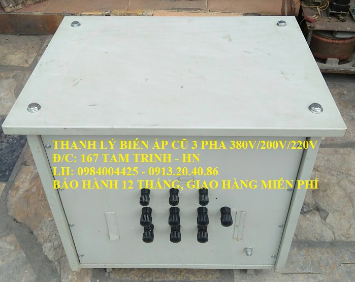 biến áp cũ giá rẻ