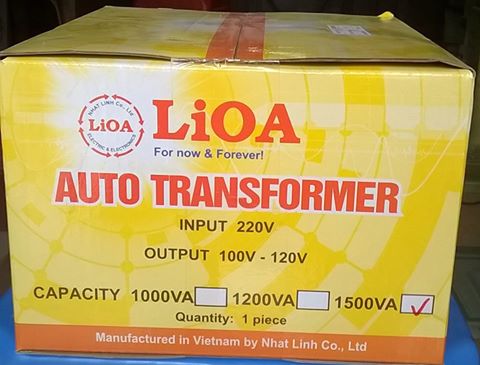 biến áp tự ngẫu 1500va