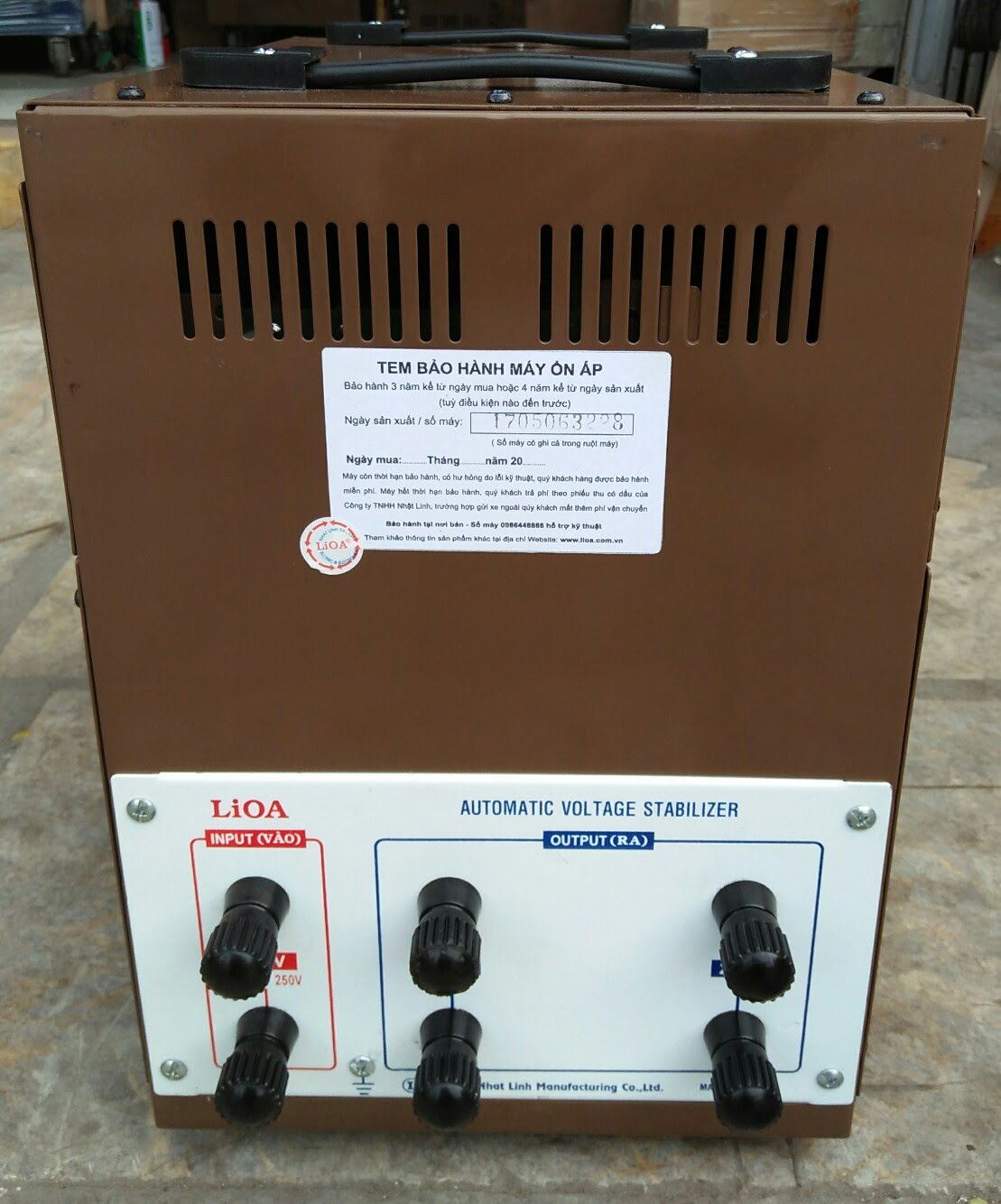 ỔN ÁP LIOA 10KVA HÀNG BẦY MẪU