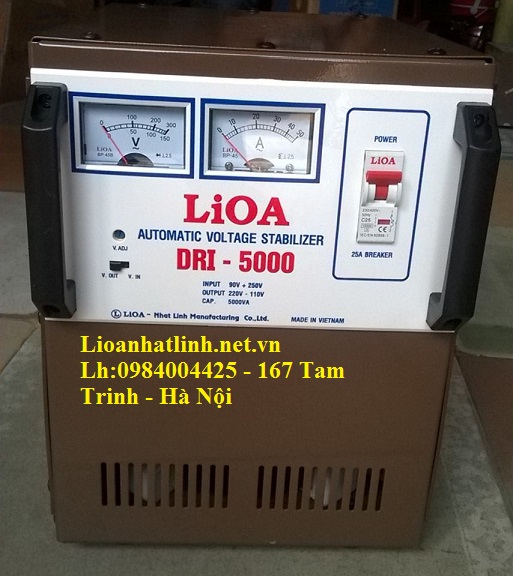 ổn áp lioa 5kva model dri - 5000 gái bao nhiêu