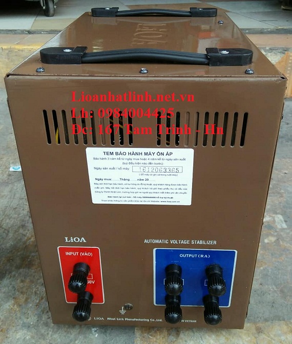 phía sau ổn áp lioa drii - 5000 hàng tồn kho