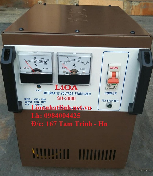 ỔN ÁP LIOA 3KVA HÀNG TỒN KHO MODEL SH - 3000