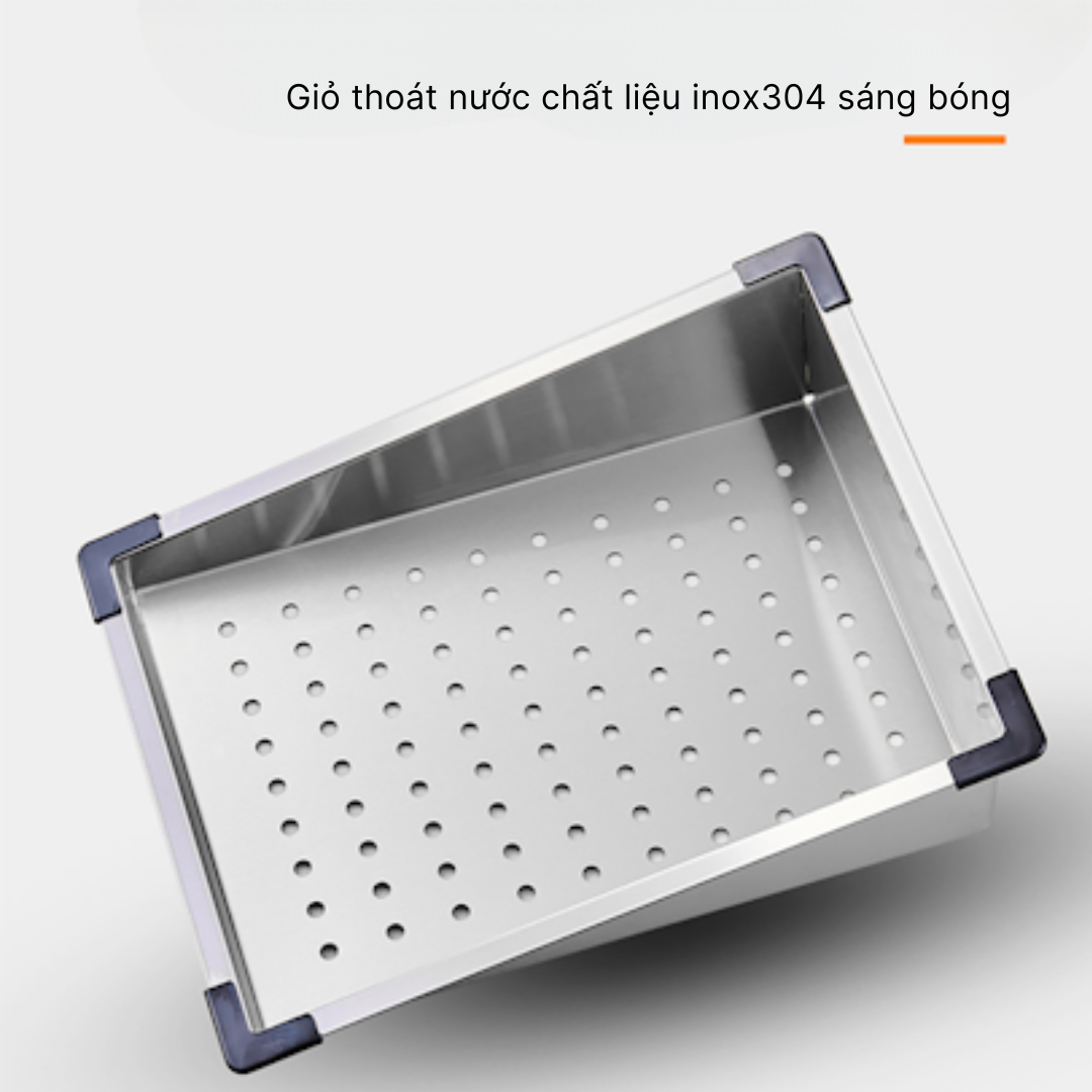 Chậu Rửa Bát 1 Hố Thác Nước Đa Năng Inox 304 - SENTAKU SLUX 784625V