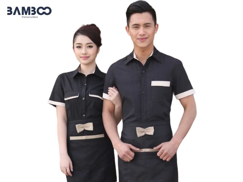Áo sơ mi đồng phục nhà hàng chuyên nghiệp và đẳng cấp
