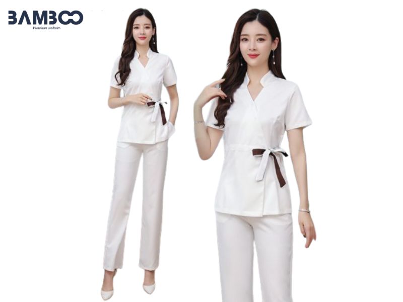 Cách chọn size đồng phục spa chuẩn, vừa vặn và tốn dáng