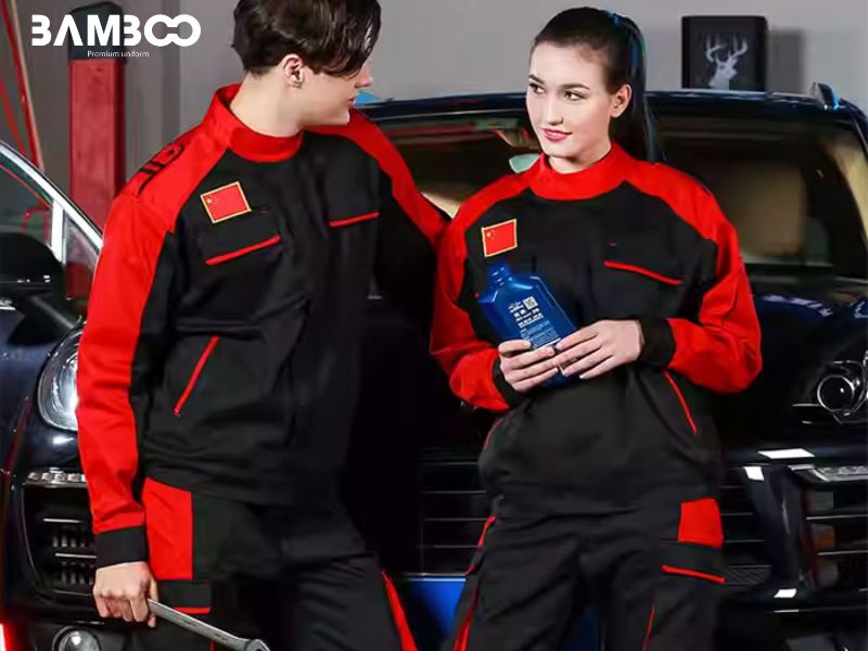 20+ mẫu đồng phục gara ô tô bền đẹp và tiện dụng