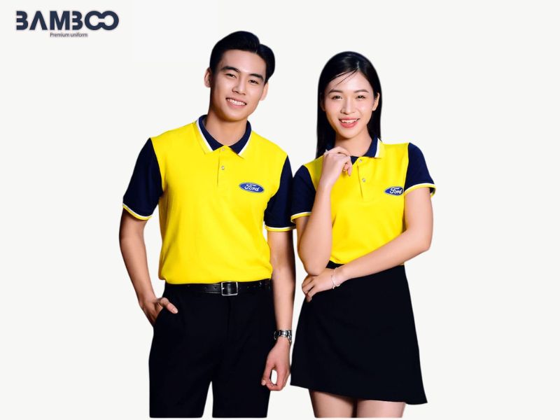 Đồng phục hãng xe ô tô Ford đa dạng mẫu mã, chất liệu