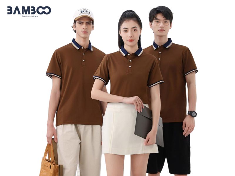 Đồng phục màu nâu chuyên nghiệp - Tone màu ấm áp, thanh lịch
