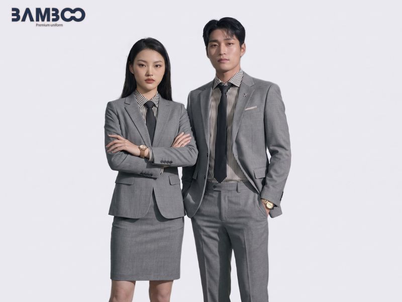 Đồng phục vest bất động sản thanh lịch, chuẩn phong thái