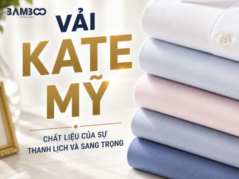 Kate Mỹ là gì? Đặc tính và ứng dụng trong may đồng phục