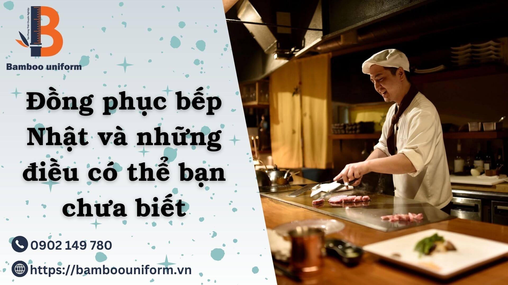 Đồng phục bếp Nhật và những điều có thể bạn chưa biết