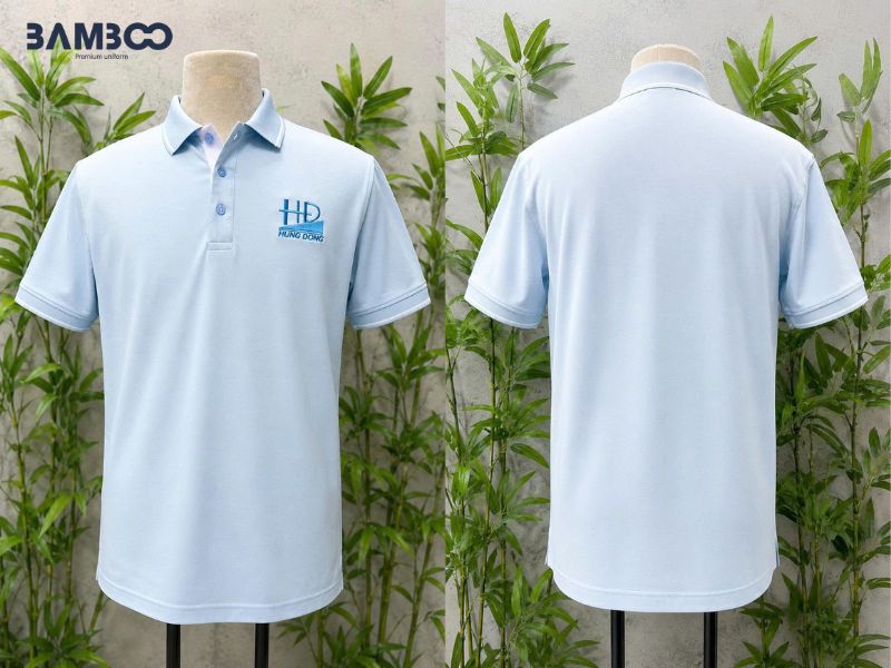 May áo polo đồng phục Tân Phú, thiết kế theo yêu cầu