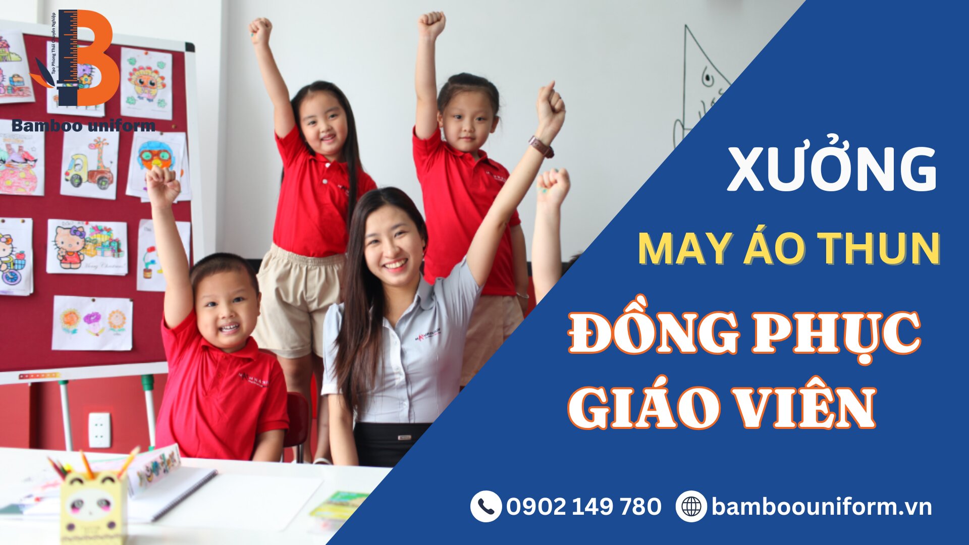 Xưởng may áo thun đồng phục giáo viên chất lượng tại TP. HCM
