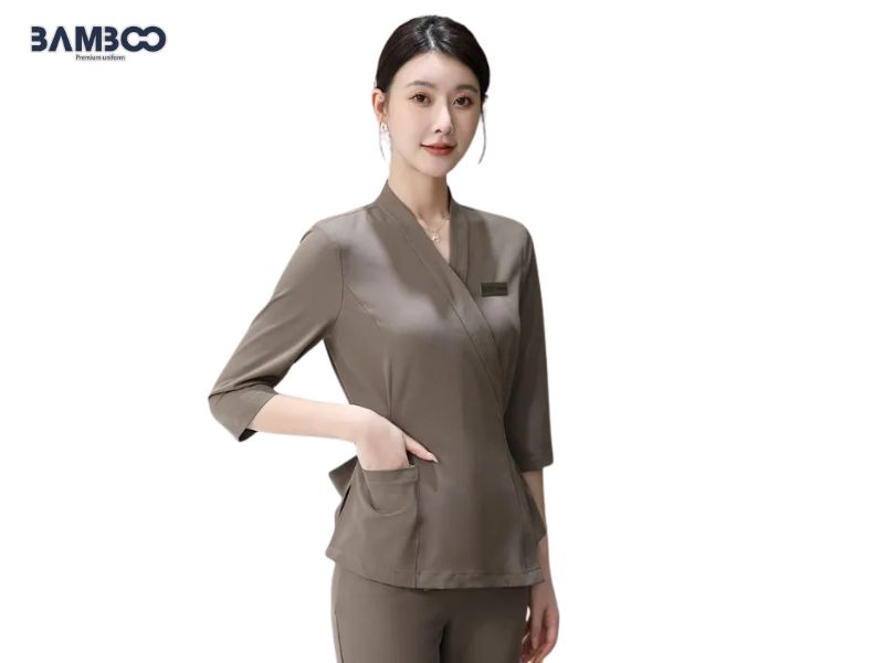 May đồng phục spa TP.HCM chuyên nghiệp tại Bamboo Uniform