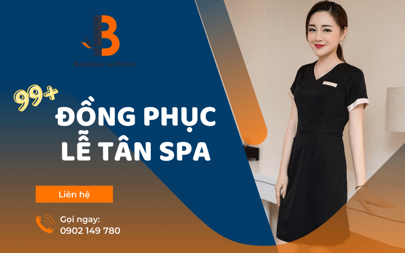 đồng phục lễ tân spa