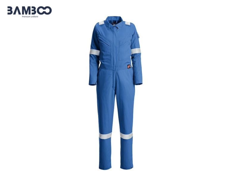 Áo bảo hộ liền quần là loại trang phục thân áo và quần may liền khối, giúp bảo vệ toàn diện cơ thể