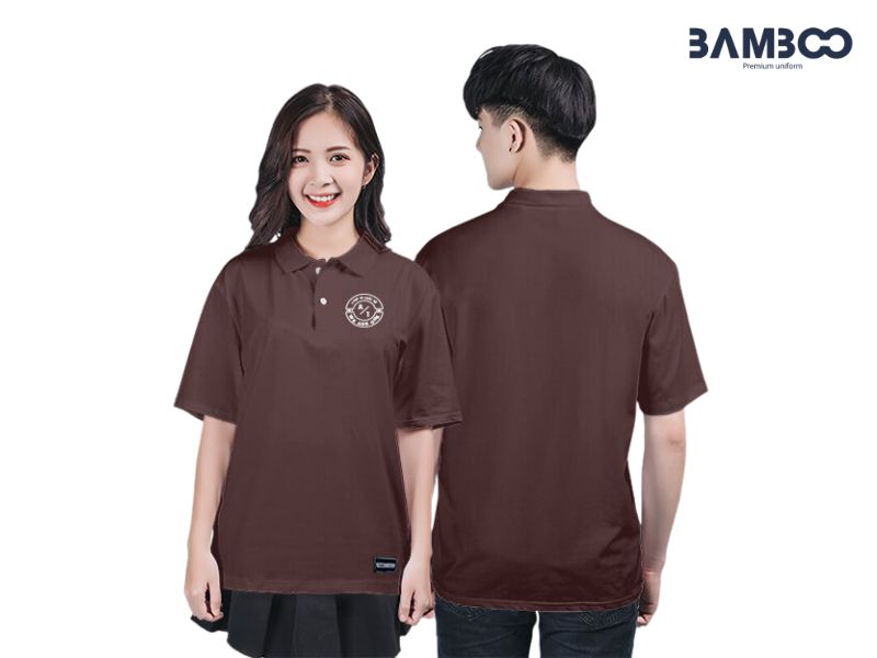 Áo đồng phục nâu cho ngành quảng cáo và sáng tạo