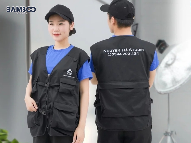 Áo gile thợ chụp ảnh tiện dụng, nhiều túi, chuyên nghiệp