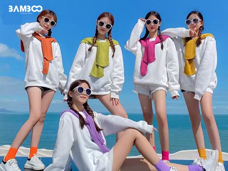 Áo hoodie cá tính cho nhóm nhảy