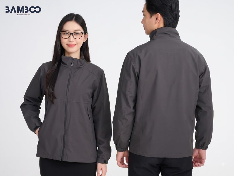 Áo khoác CLB xe hơi có khóa kéo, túi tiện dụng, phối màu cá tính