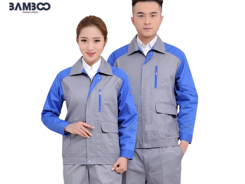 Áo khoác đồng phục xây dựng bền, tiện dụng, hỗ trợ nhân viên làm việc ngoài trời và quảng bá thương hiệu