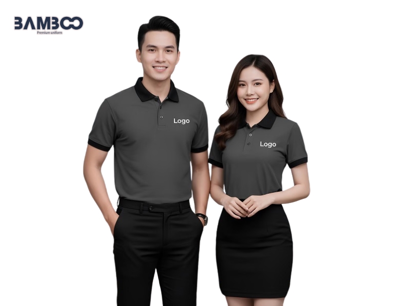 Áo Polo đồng phục xây dựng lịch sự, năng động, bền đẹp, phù hợp kỹ sư và nhân viên văn phòng