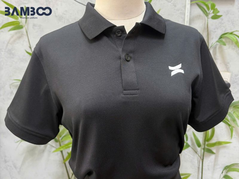 Áo polo tay bo thể thao co giãn, thoáng mát, phù hợp công việc năng động