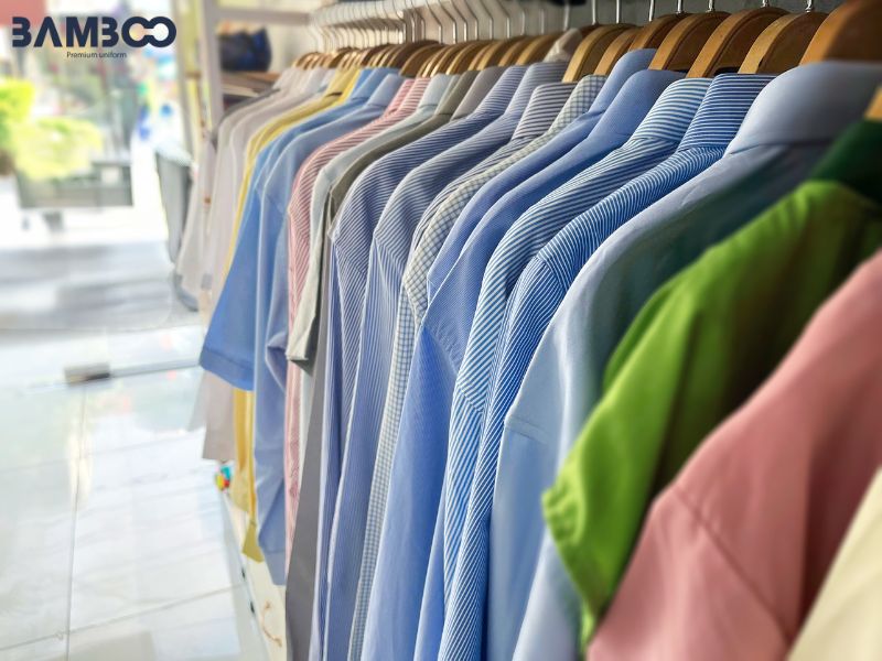 Áo sơ mi công sở kiểu dáng đa dạng, form chuẩn, bền, chuyên nghiệp