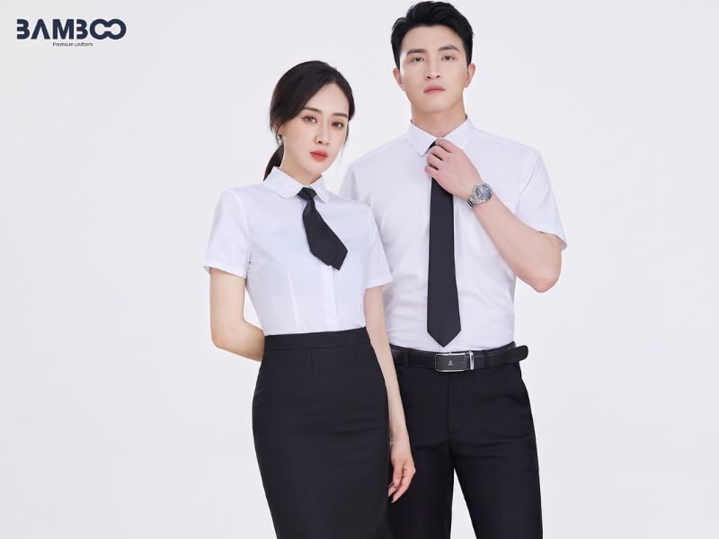 Áo sơ mi ban điều hành CLB xe hơi thanh lịch, phối màu nhã nhặn