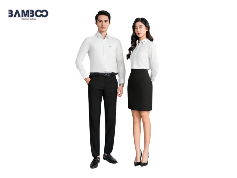 Áo sơ mi đồng phục xây dựng chỉn chu, chuyên nghiệp, phù hợp kỹ sư, quản lý và văn phòng