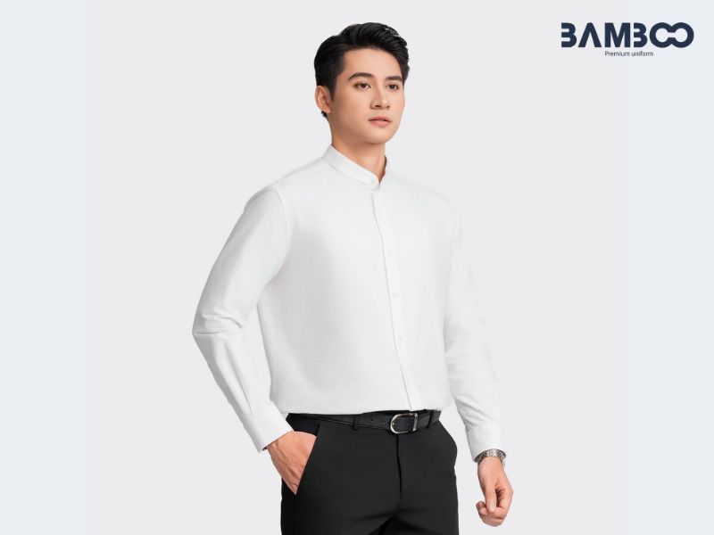 Áo sơ mi trắng đồng phục công sở chuyên nghiệp