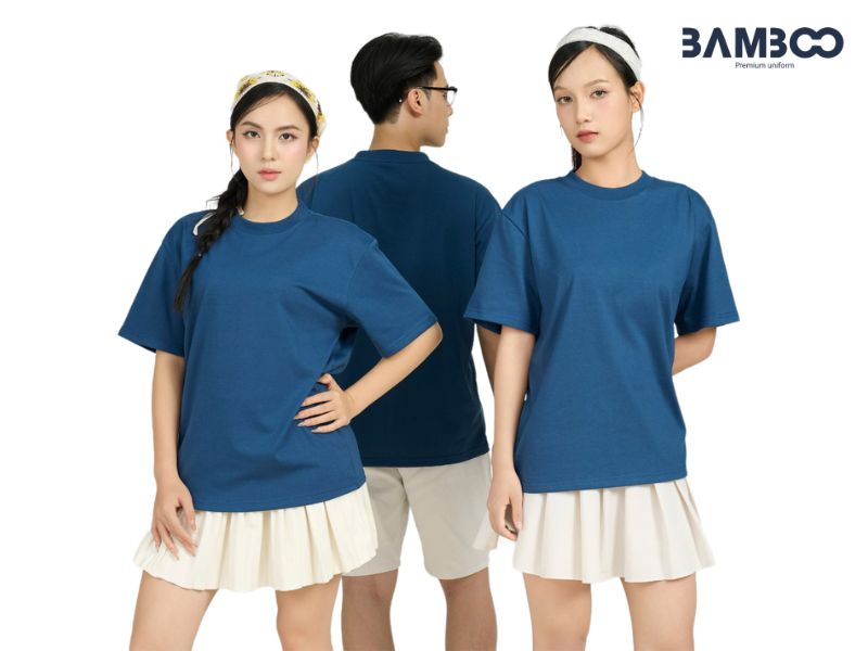 Áo thun cổ tròn năng động, thoáng mát, co giãn tốt