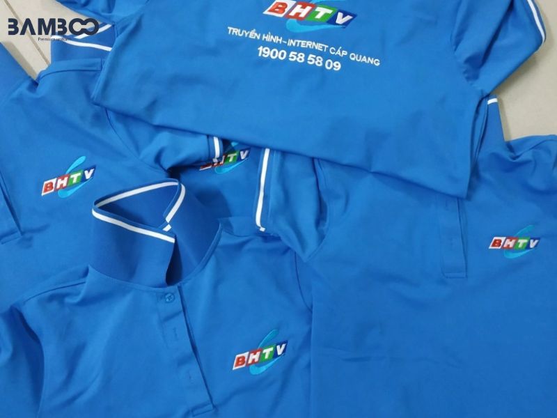 Áo thun công ty truyền hình giúp đội ngũ sản xuất, phóng viên tự tin tác nghiệp