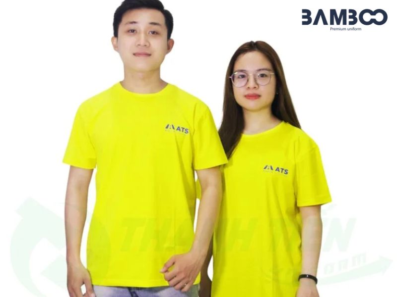 đồng phục áo thun cổ tròn