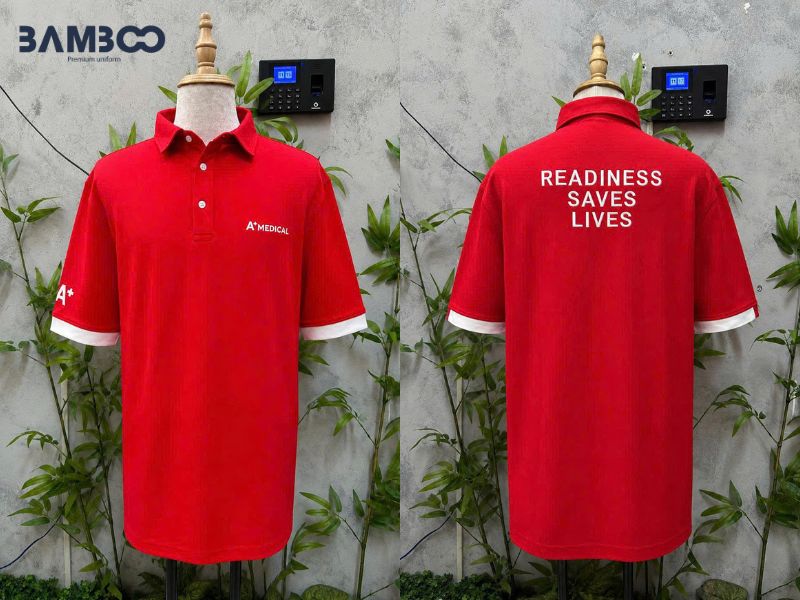 Áo thun cổ trụ polo lịch sự, thoải mái, tôn dáng, phù hợp đồng phục chuyên nghiệp
