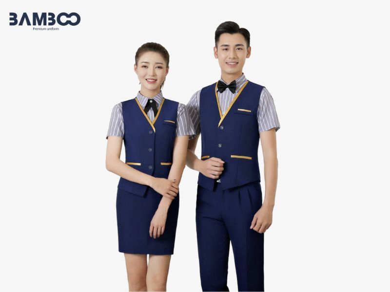 Áo gile được phối cùng sơ mi gọn gàng, tinh tế
